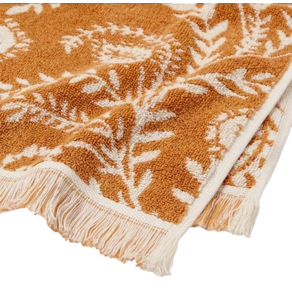 Threshold 6pc Butterscotch Yellow Cotton Towel Set 2 Bath 2‎ Hand 2Tip - Picture 7 of 9